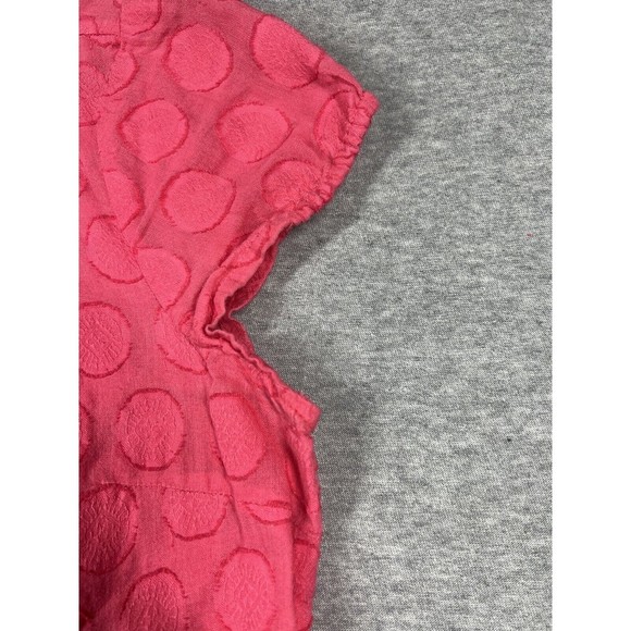 Boden top us size 4 pink ruffles button down ruffles - Picture 5 of 9